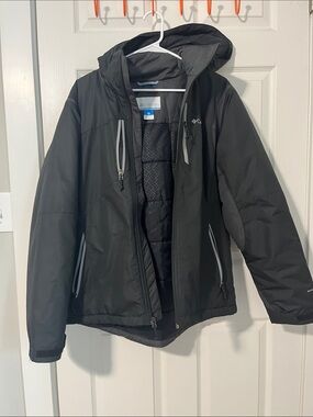 Columbia Black Insulated Hooded Puffer Jacket